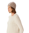 Highland cable wool beanie