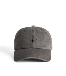 Mini Longhorn twill cap - Charcoal