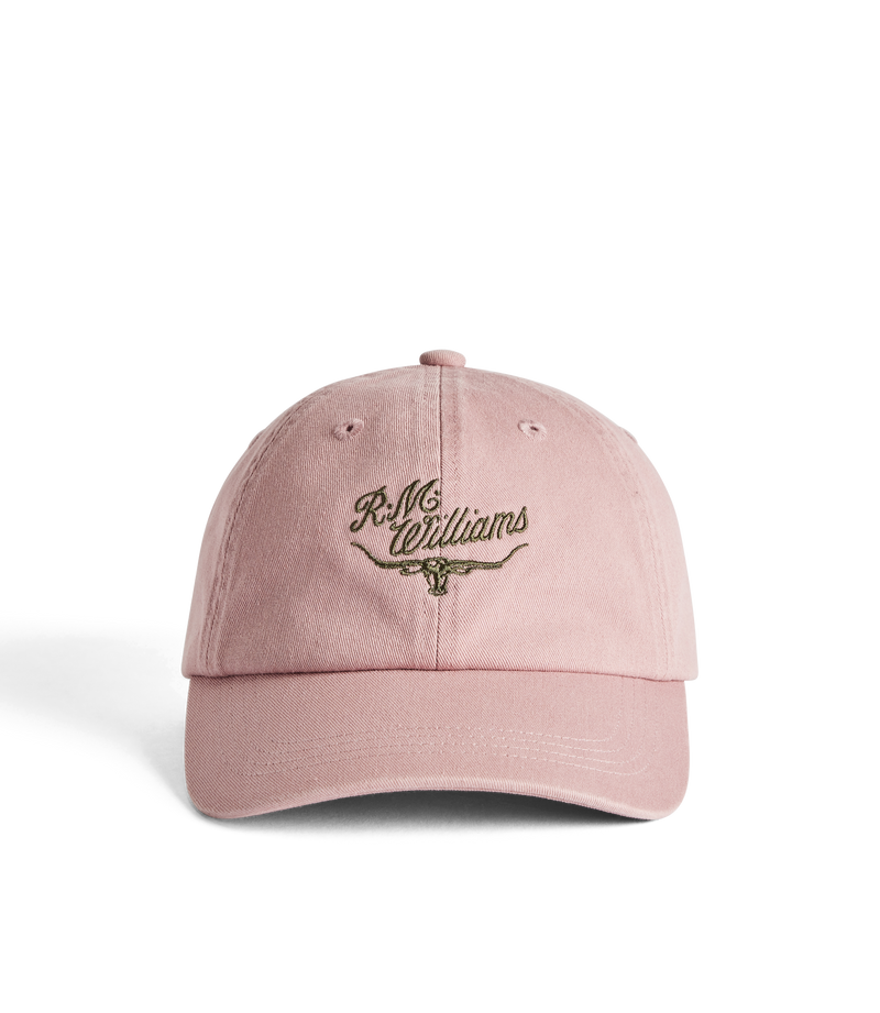 Script Longhorn Cap - Mauve
