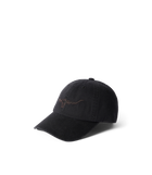 Longhorn Twill Cap - Black Wash