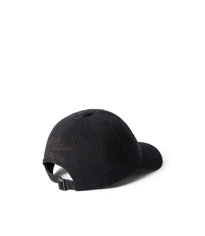 Longhorn Twill Cap - Black Wash