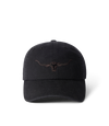 Longhorn Twill Cap - Black Wash