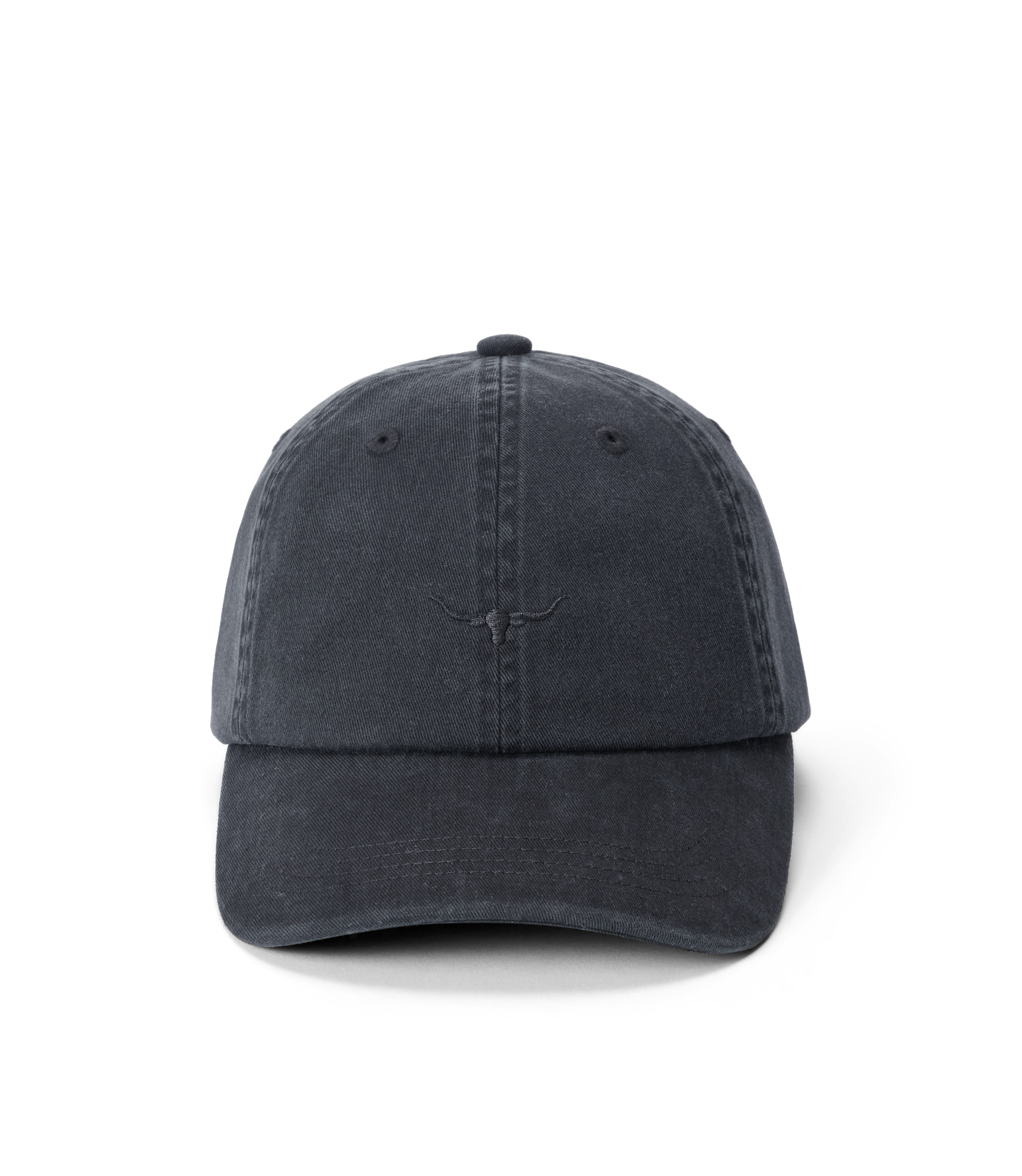 Mini Longhorn Twill Cap - Pewter