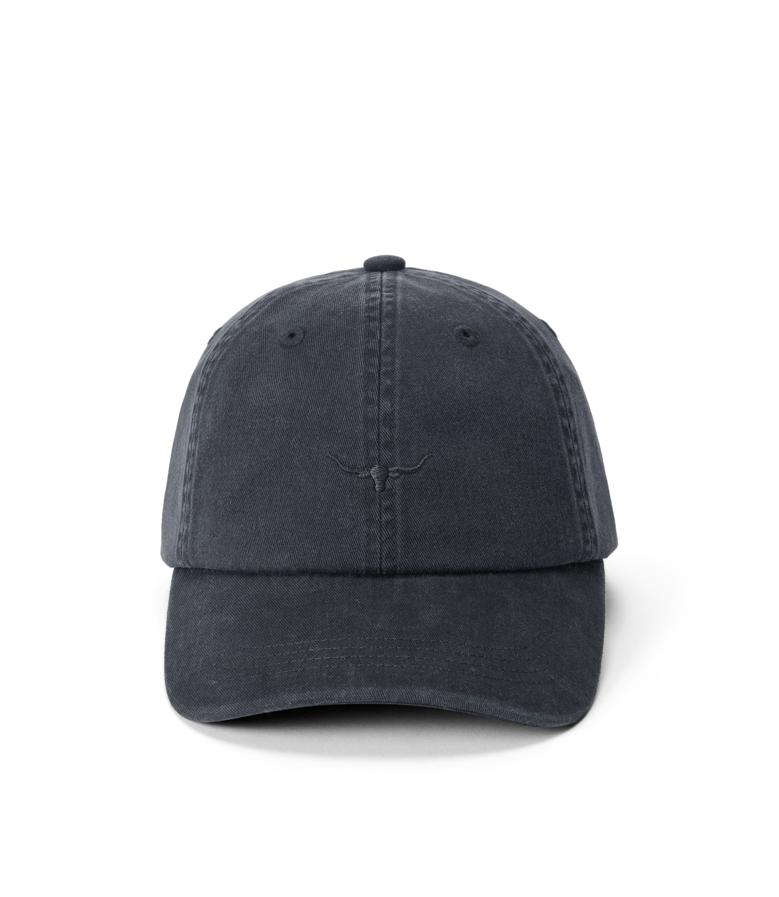 Mini Longhorn Twill Cap - Pewter