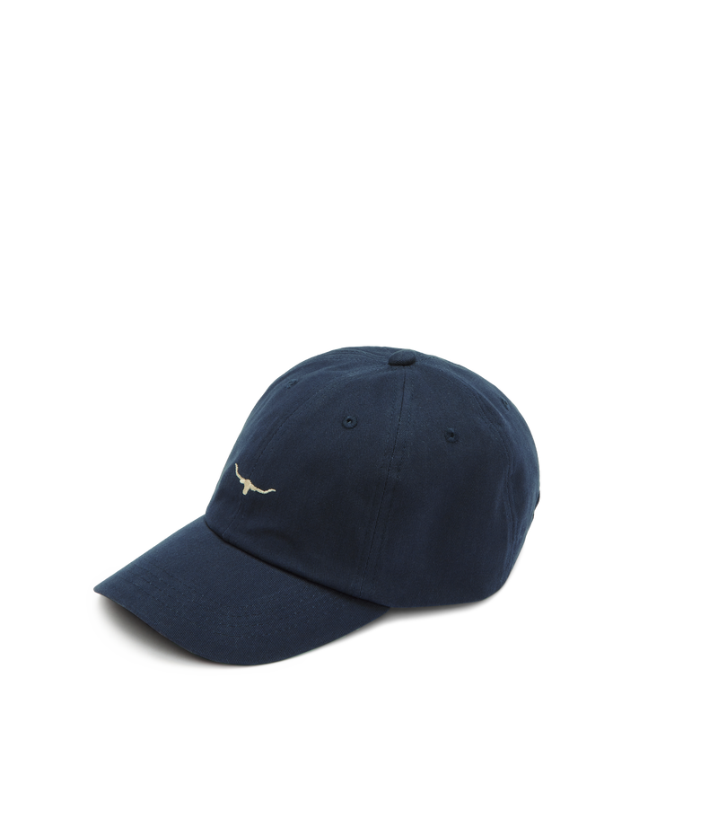 Mini Longhorn Twill Cap - Blue Wash
