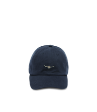 Mini Longhorn Twill Cap - Blue Wash