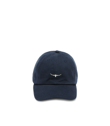 Mini Longhorn Twill Cap - Blue Wash