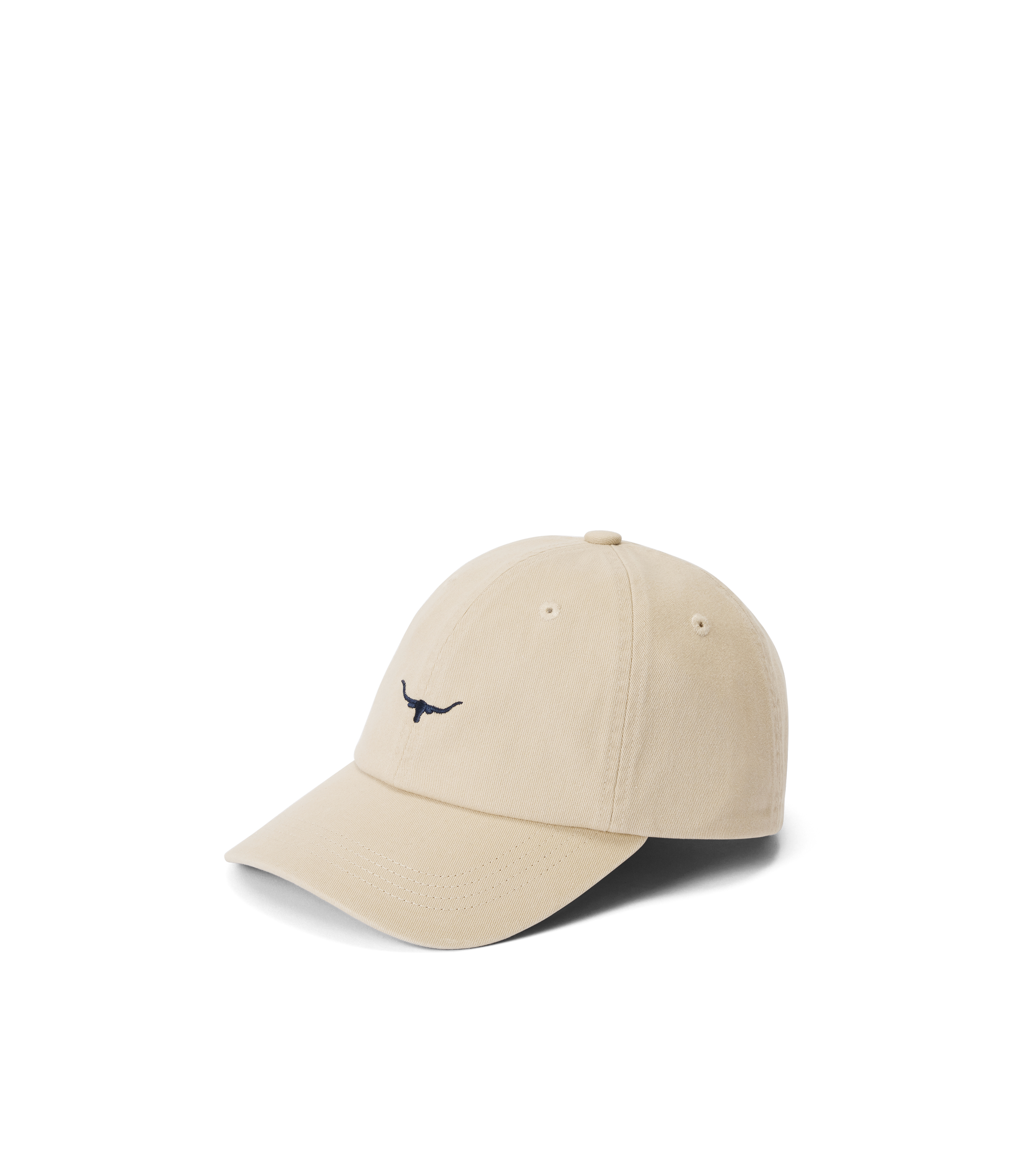 Mini Longhorn Twill Cap - Ecru