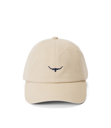 Mini Longhorn Twill Cap - Ecru