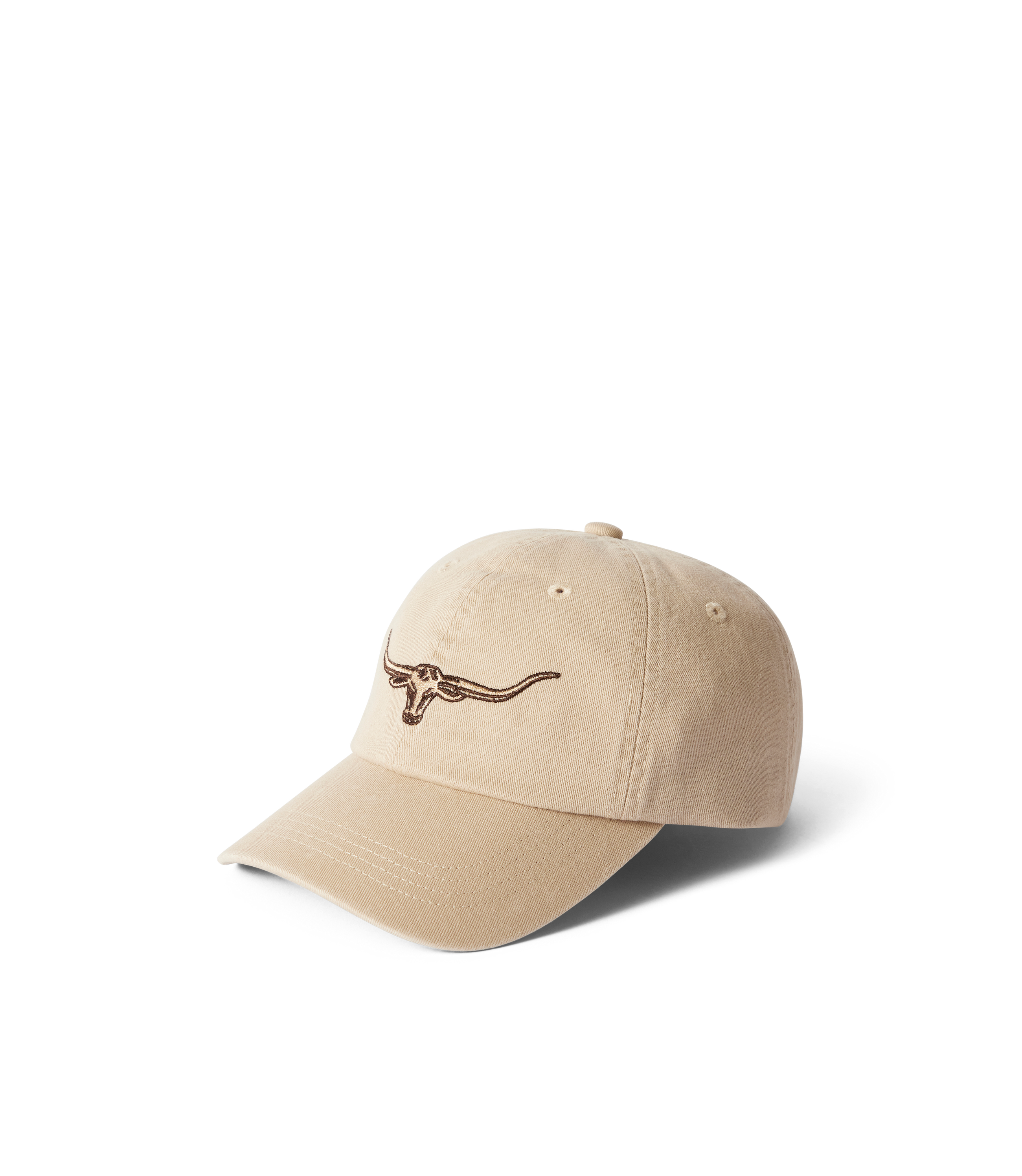 Longhorn Twill Cap - Ecru
