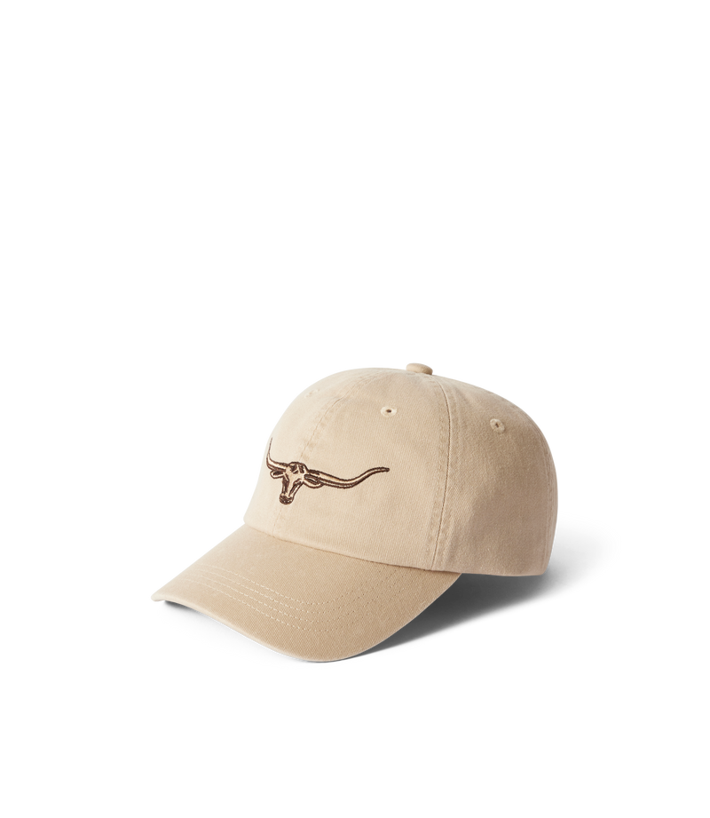 Longhorn Twill Cap - Ecru