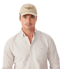 Longhorn Twill Cap - Ecru
