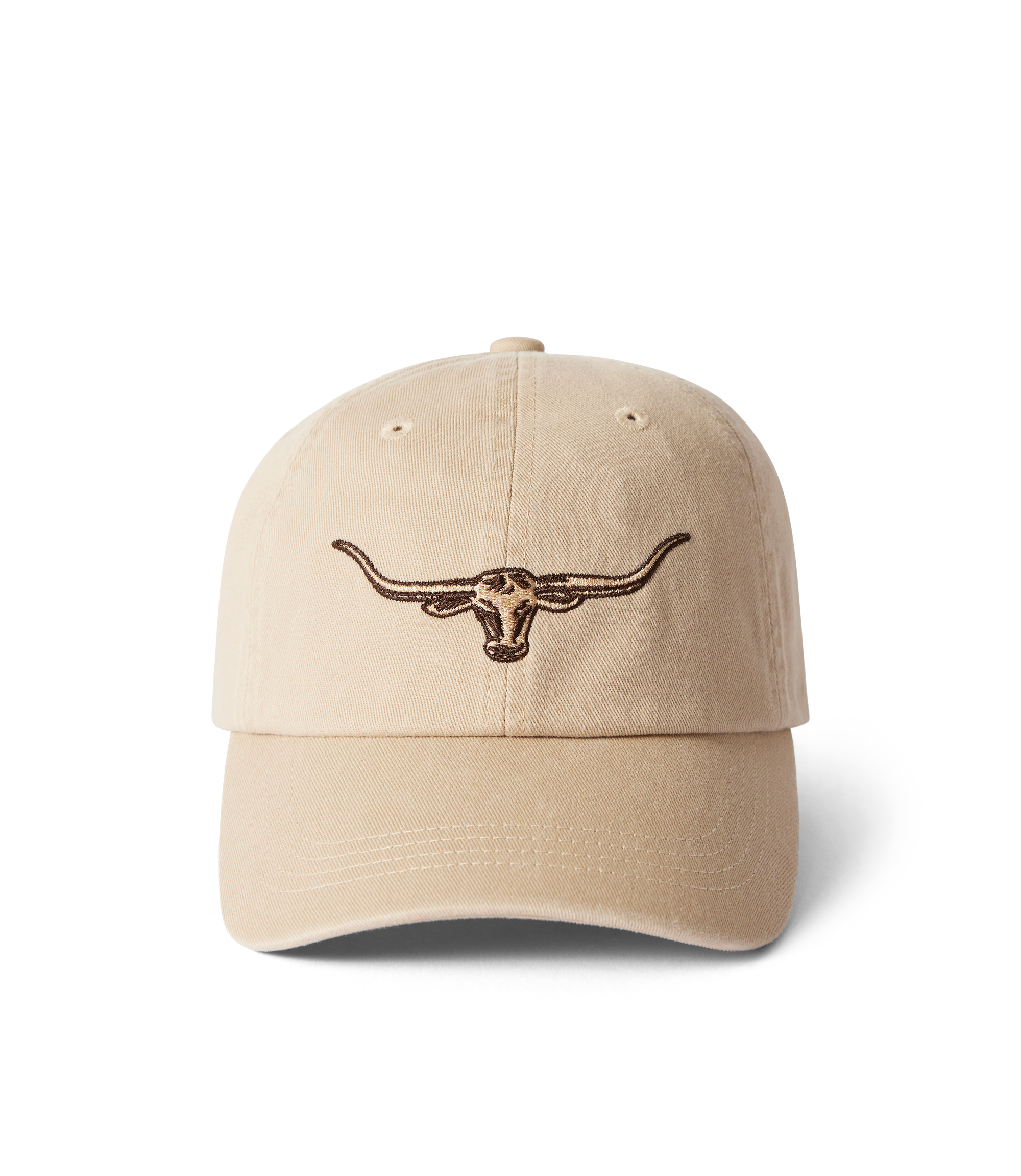 Longhorn Twill Cap - Ecru