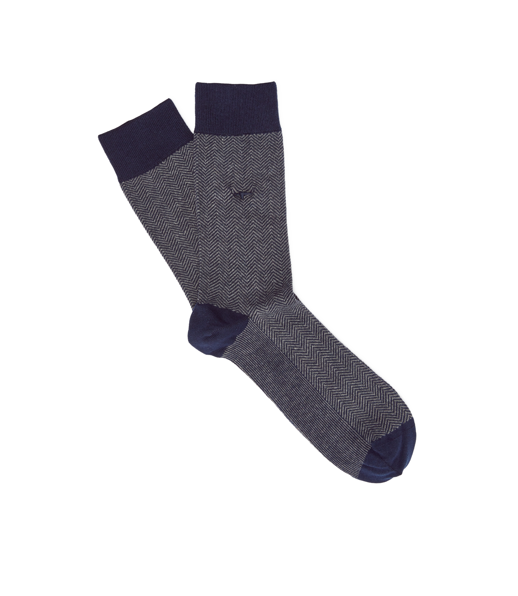 Nelson Socks - Grey/Navy