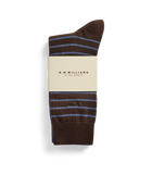 Nelson stripe sock 2-pack