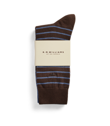 Nelson stripe sock 2-pack