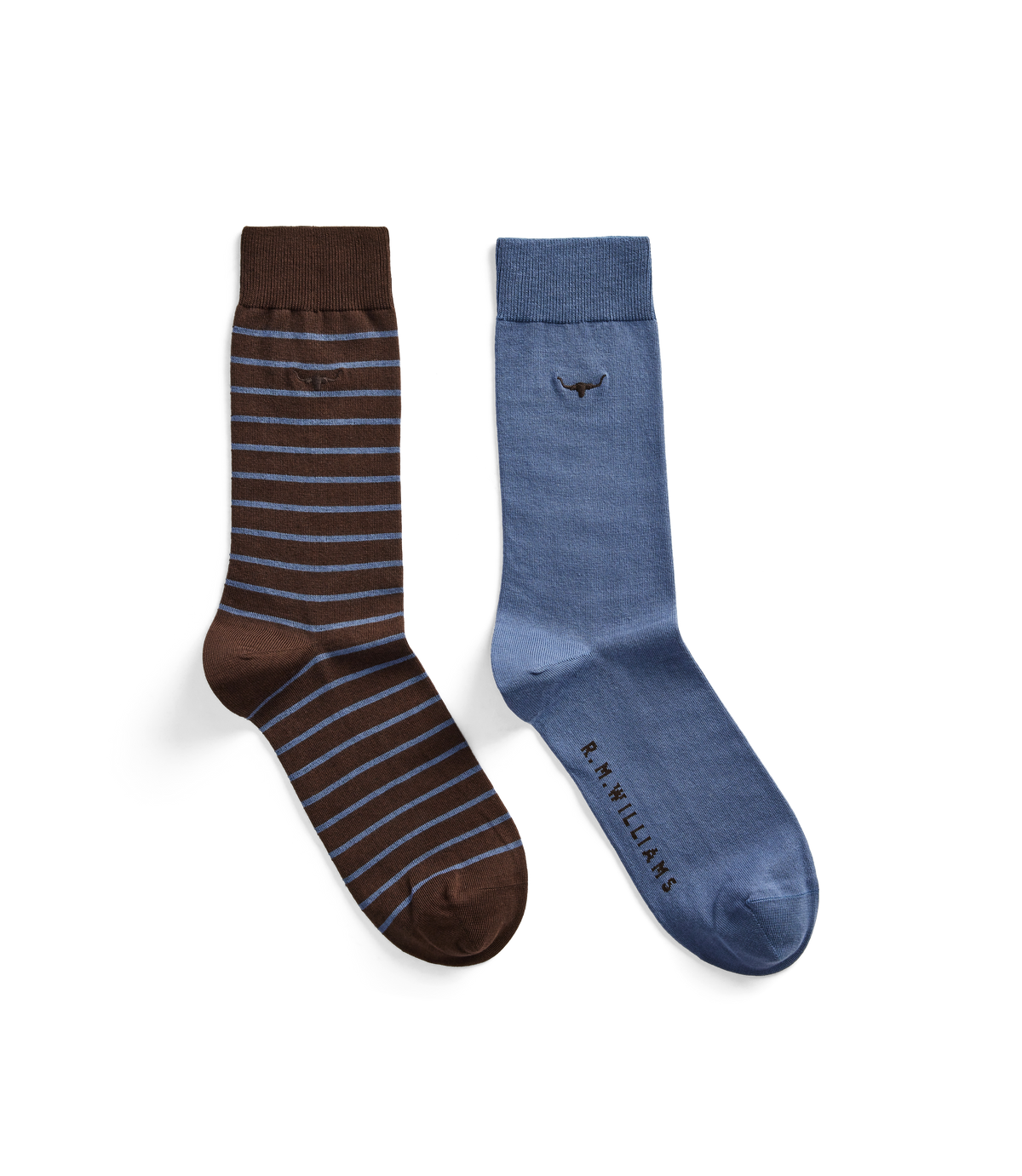Nelson stripe sock 2-pack