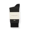 Nelson Polka Dot 2Pkt - Blk/Cream