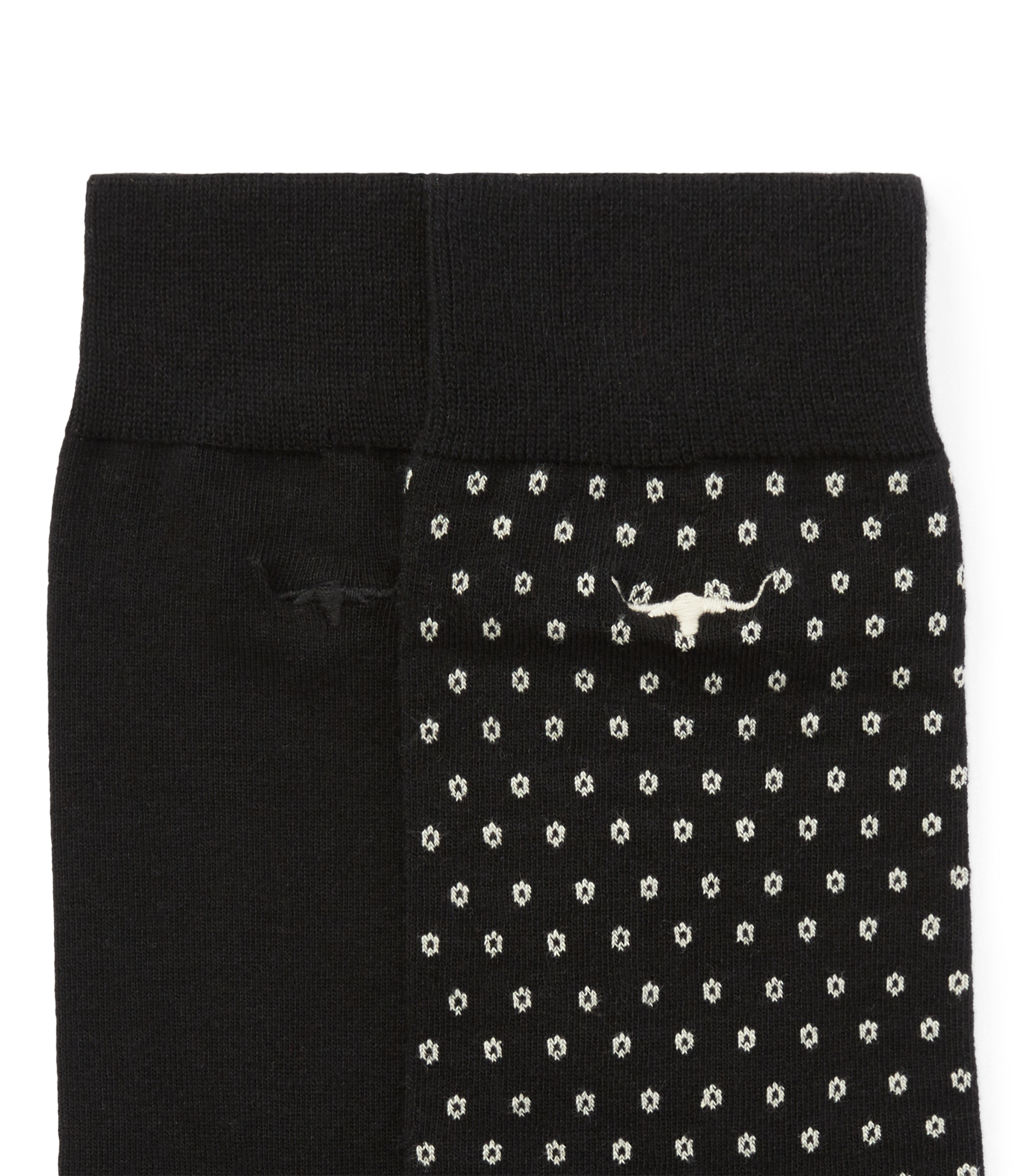 Nelson Polka Dot 2Pkt - Blk/Cream