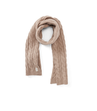 Highland cable wool Scarf