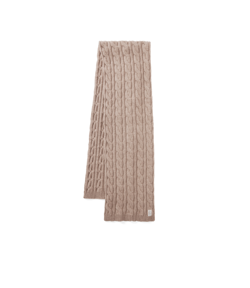 Highland cable wool Scarf