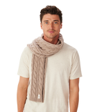 Highland Cable Wool Scarf