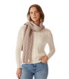 Highland cable wool Scarf