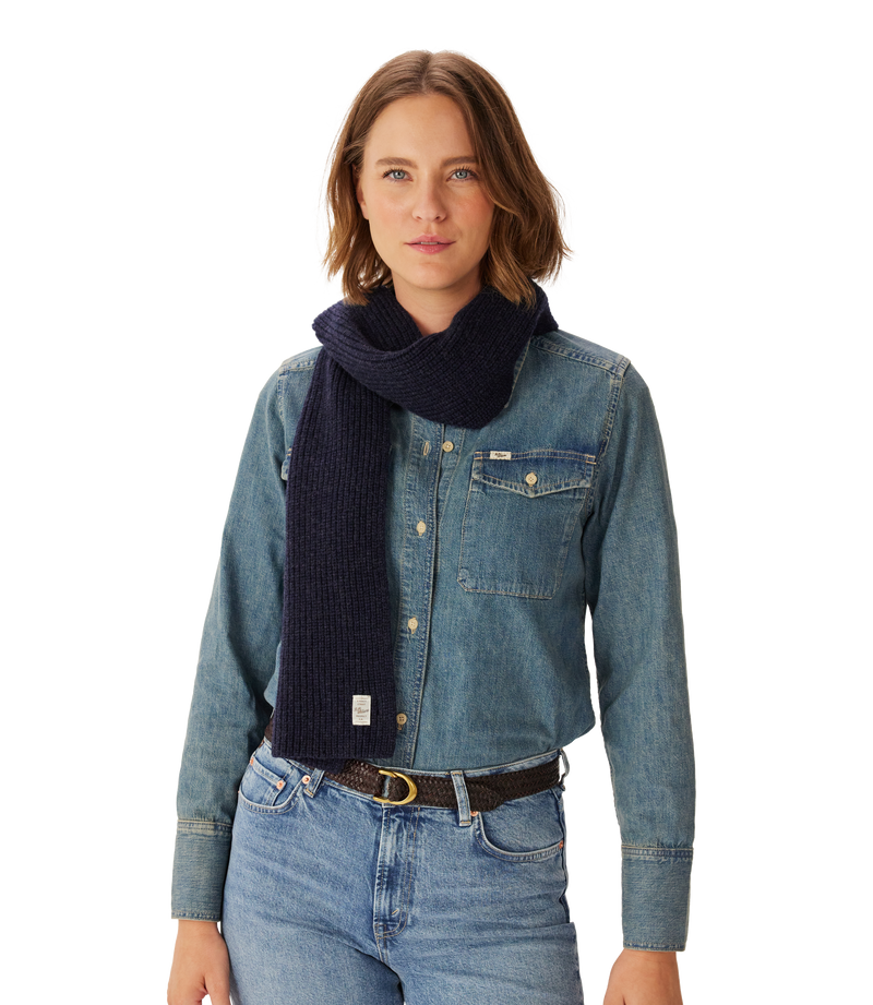 Bowen Slim Wool Scarf