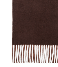 Script Jacquard Wool Scarf