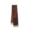 Script Jacquard Wool Scarf