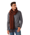 Script Jacquard Wool Scarf