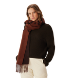 Script Jacquard Wool Scarf