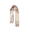 Script Jacquard Wool Scarf