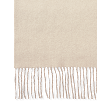 Script Jacquard Wool Scarf