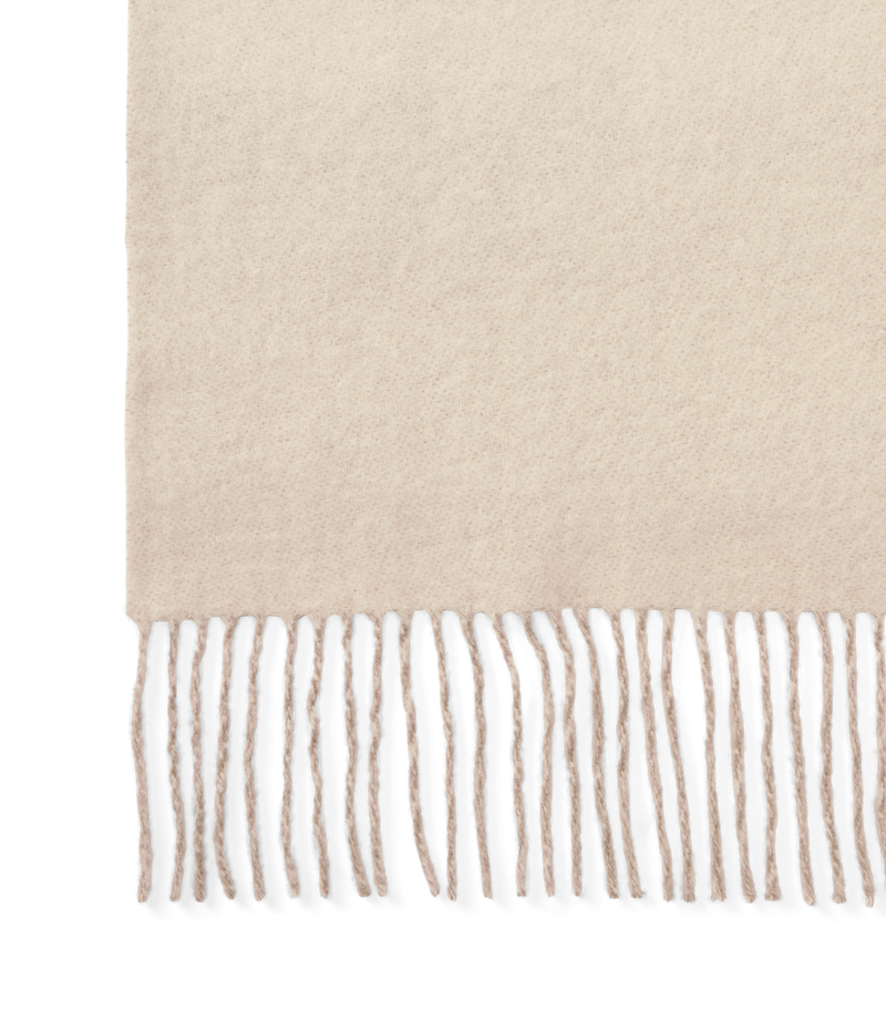 Script Jacquard Wool Scarf