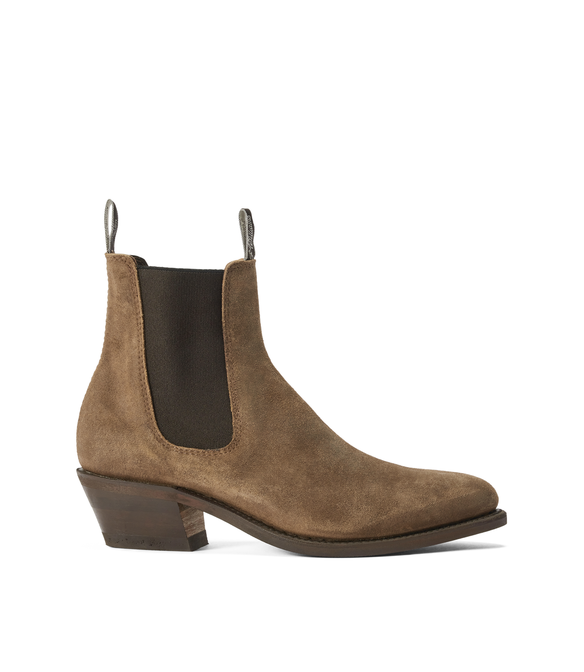 Edna Boot - Almond Waxed Suede