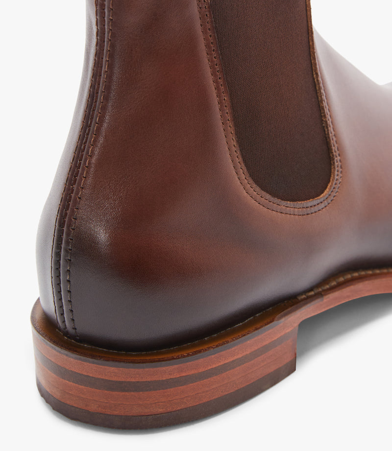 Burnished Craftsman boot - Bordeaux