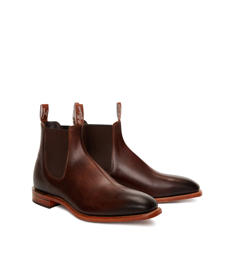 Burnished Craftsman boot - Bordeaux