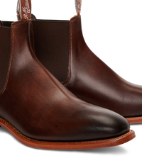 Burnished Craftsman boot - Bordeaux