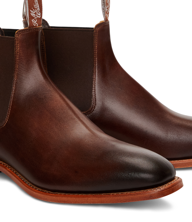 Burnished Craftsman boot - Bordeaux