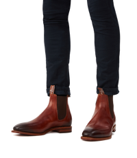 Burnished Craftsman boot - Cognac