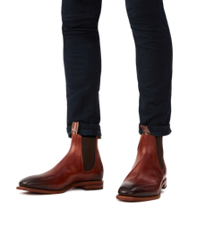 Burnished Craftsman Boot - Bordeaux