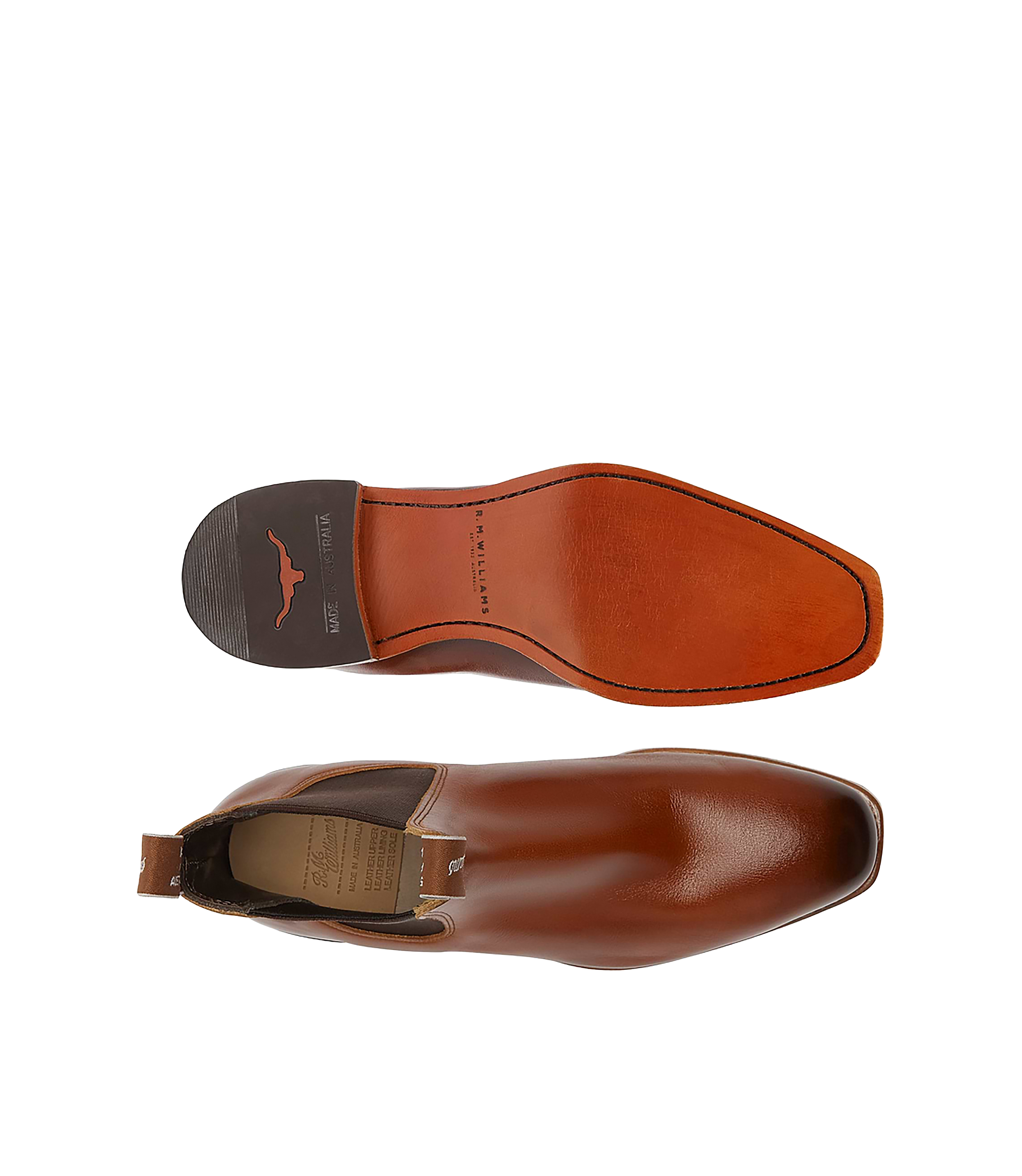 Burnished Craftsman Boot - Cognac