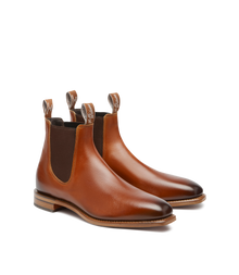 Burnished Craftsman Boot - Cognac