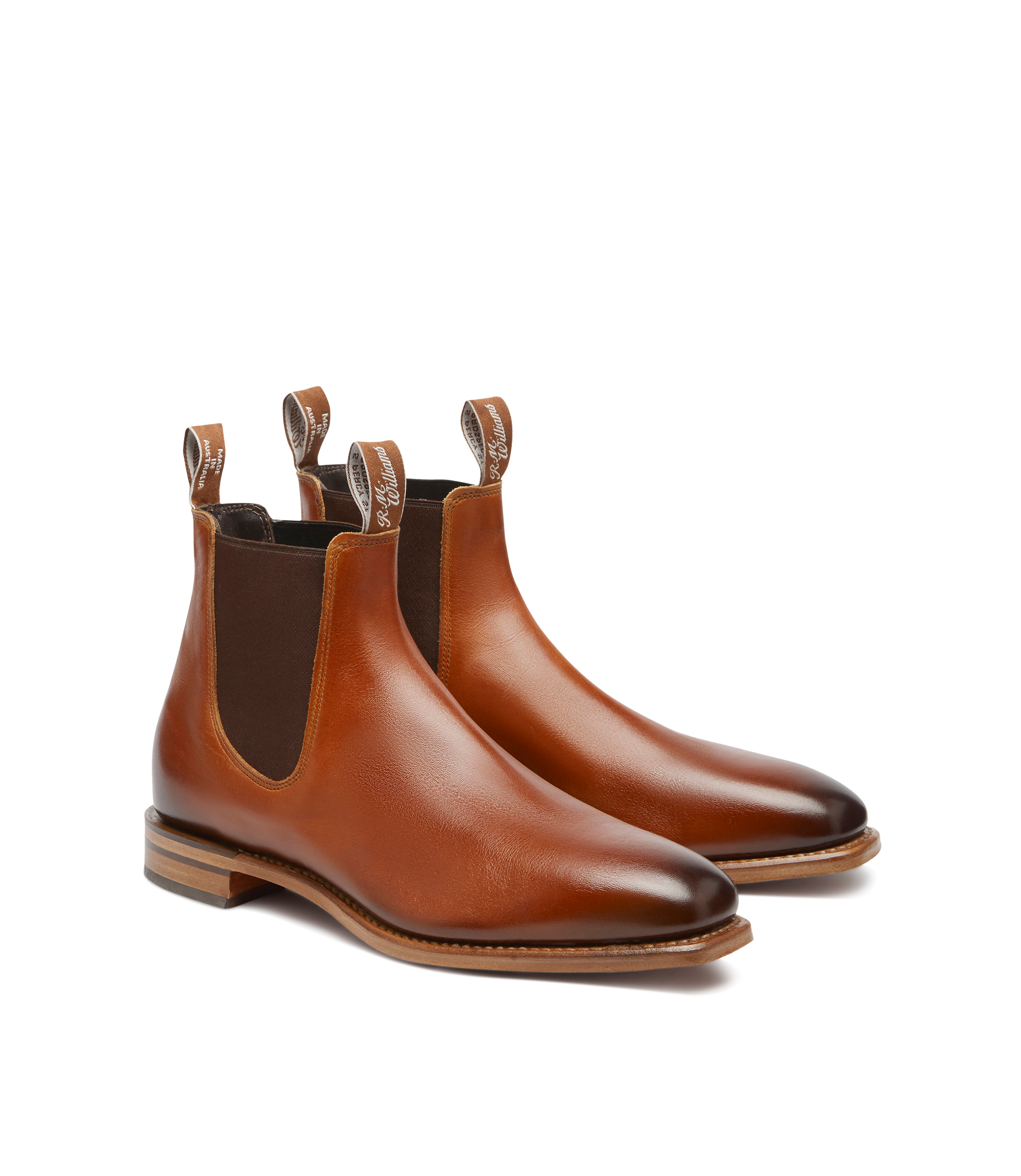 Burnished Craftsman Boot - Cognac