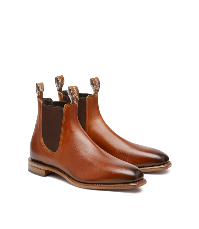 Burnished Craftsman boot - Cognac