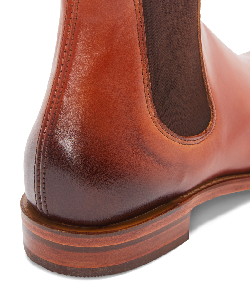 Burnished Craftsman boot - Cognac