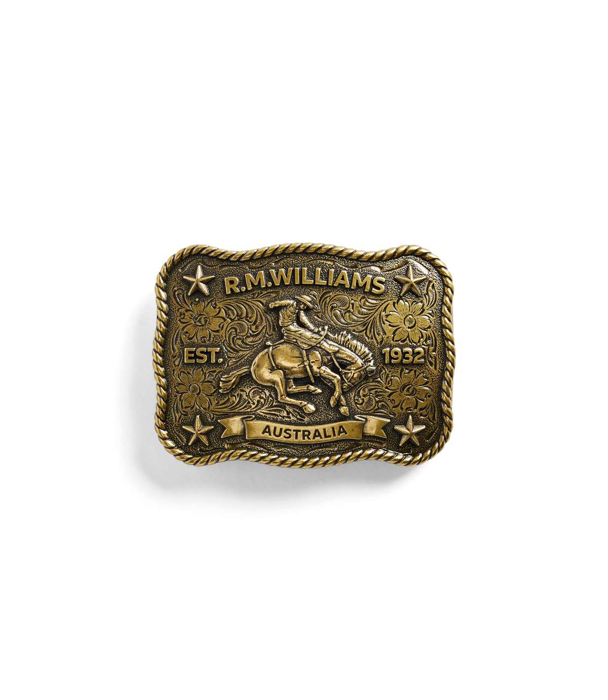 Cloudbuster Trophy Buckle - Antique Silver