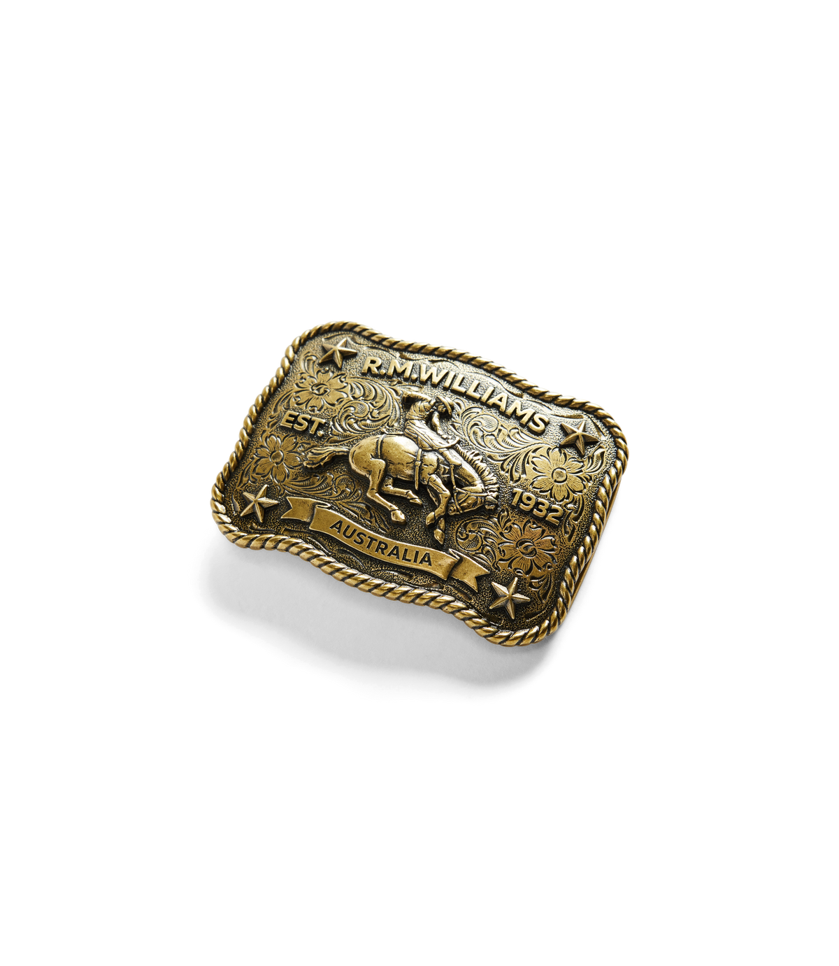 Cloudbuster Trophy Buckle - Antique Silver