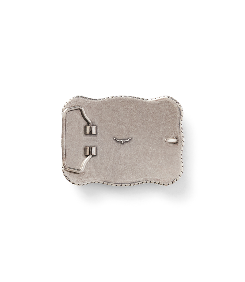 Cloudbuster Trophy Buckle - Antique Silver